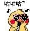 小黄鸡鹦鹉唱歌gif表情包-9-