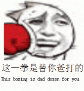 吃爸爸一拳熊猫头表情包-3 
