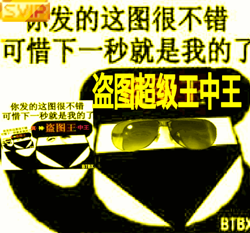 熊猫头盗图动态表情-盗图超级王中王gif-熊猫头,盗图表情包
