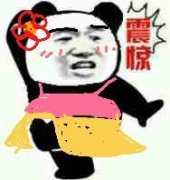 女版熊猫头惊了表情-震惊-熊猫头,吃惊,惊了