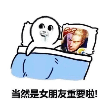 沉迷（中毒）王者荣耀-当然是女朋友重要啦-沉迷表情包,王者荣耀,中毒