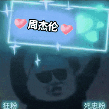 熊猫头酷炫举牌1GIF动图加字制作