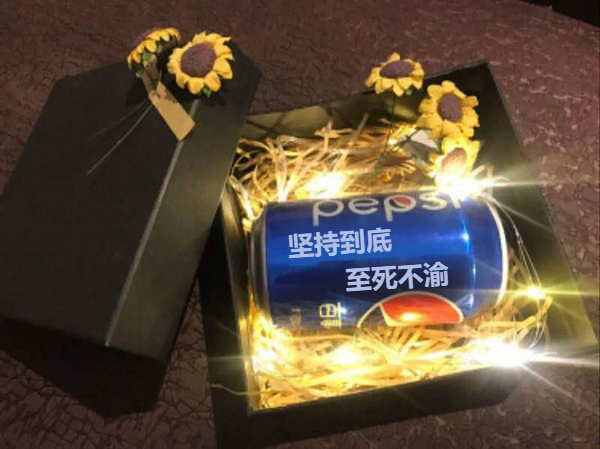 百事可乐罐（蓝色）表白生成器